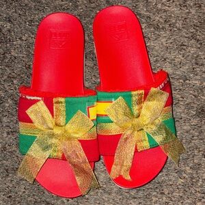 Reef Red Slide Sandals